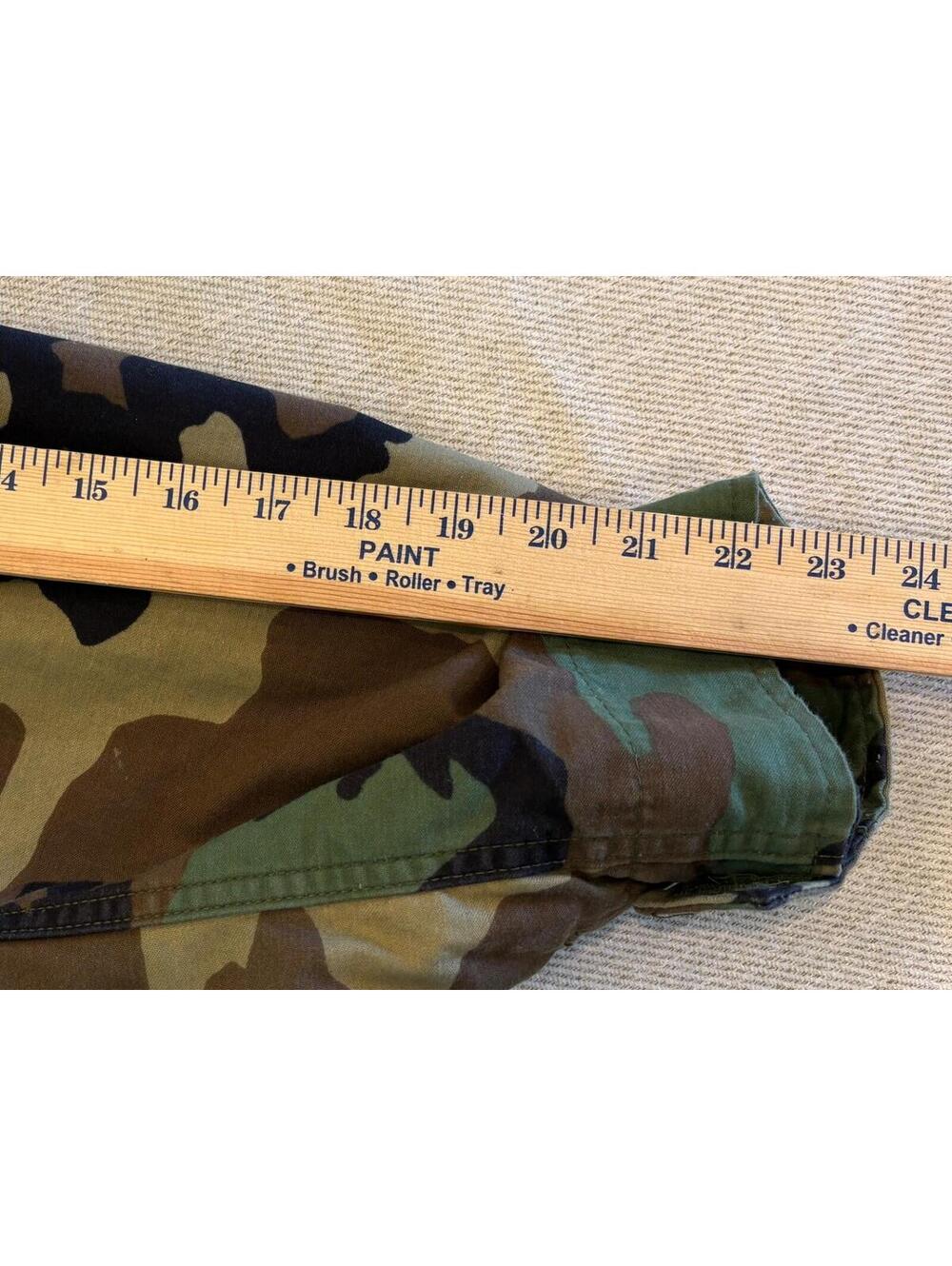 Vtg 1999 M-65 Field Jacket US Military Woodland Camo Large Regular Golden Mfg Co - Picture 4 of 12